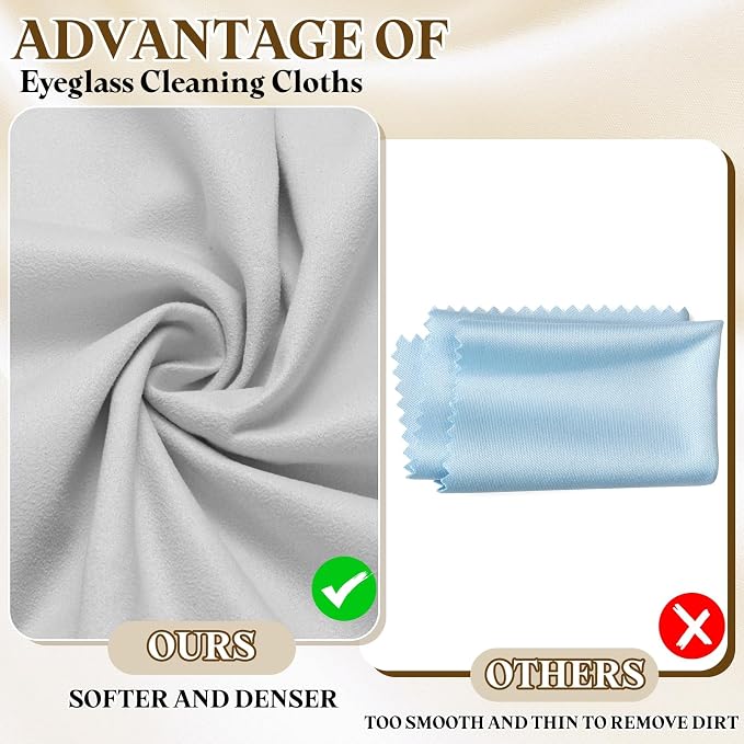 PATIKIL 6Pcs Soft Eyeglass Cloths, 15.8 x 15.8 Electronics Microfiber Cleaning - Image 3