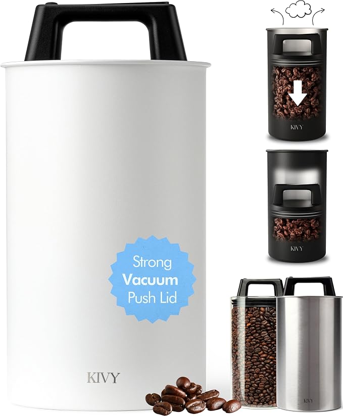 KIVY Vacuum Coffee Canister by KIVY