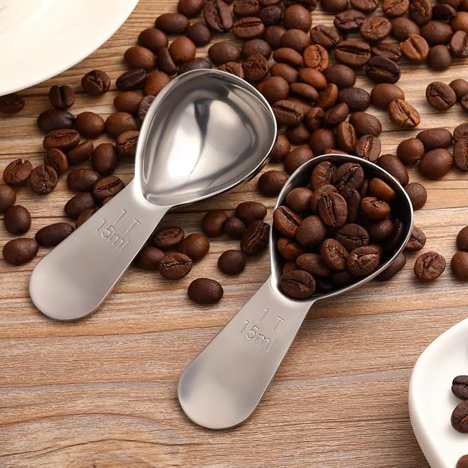 Stainless Steel 1 Tablespoon Measuring Coffee Scoop Spoon - Image 3