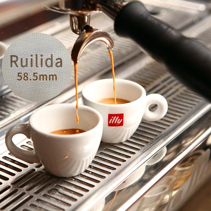 Espresso Puck Screen 58.5mm, Reusable 1.7mm Thickness 150μm 316 Stainless Steel - Image 6