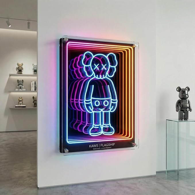 Custom Neon Sign with Double Layer Acrylic – Dimmable Iridescent Personalized - Image 5