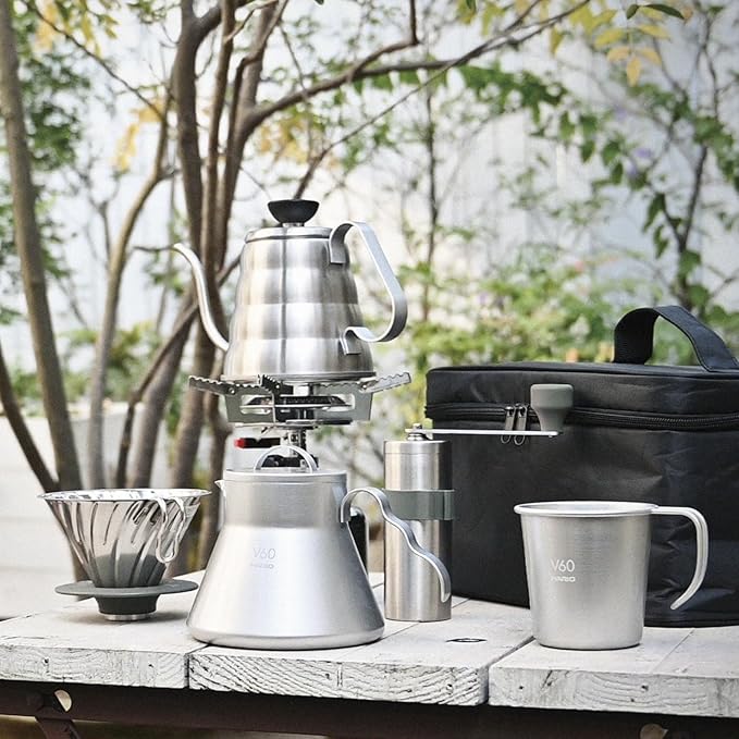 Hario Outdoor V60 Buono Metal Drip Kettle - Image 6