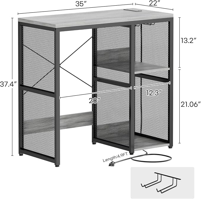 Homieasy Mini Fridge Cabinet - Image 2