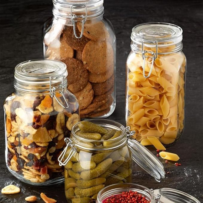 Bormioli Rocco Fido Squared Wide Mouth Glass Jar - Image 9