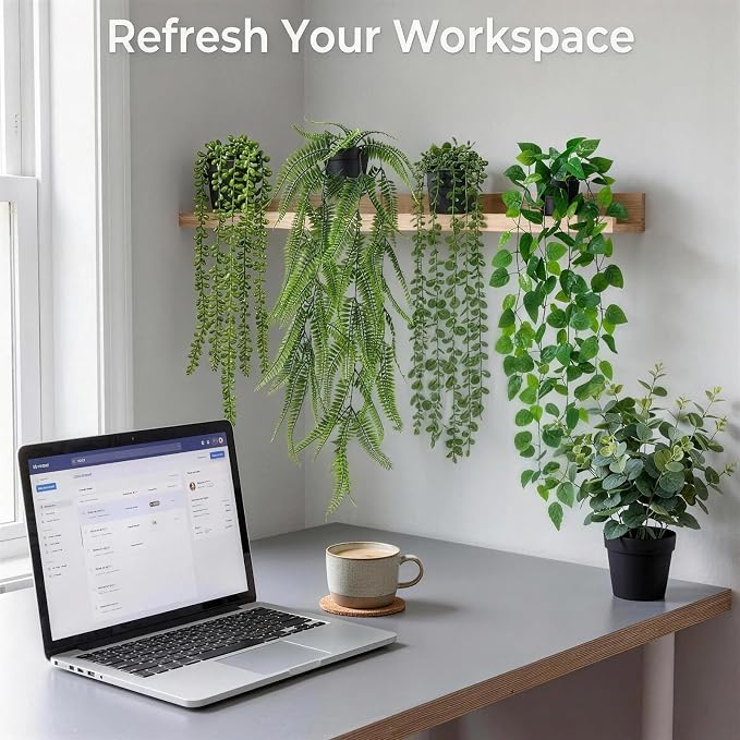 4 Pcs Artificial Hanging Plants - Image 5