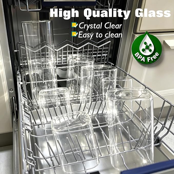 7 Pack Square Glass Storage Containers - Image 5