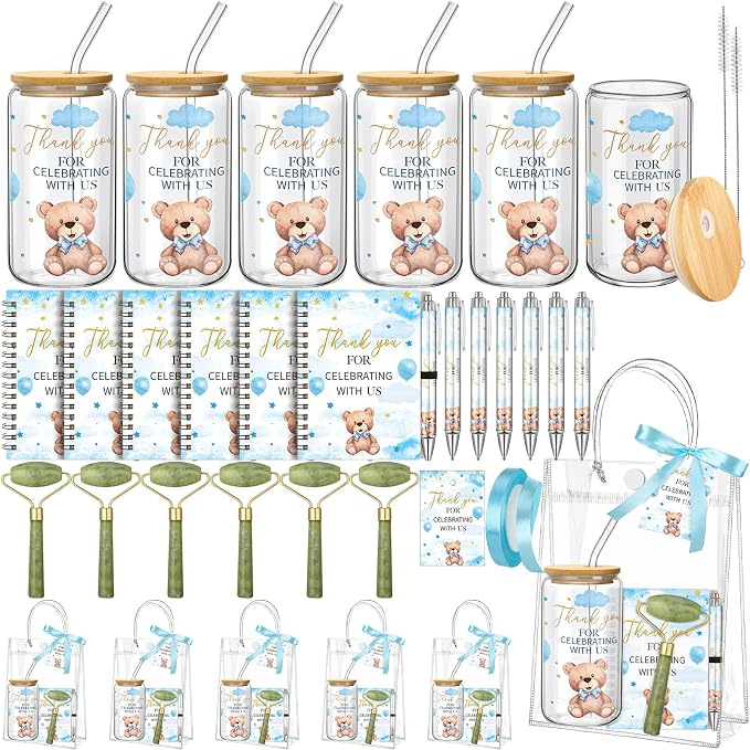 Reallnaive 6 Set Bear Baby Shower Game Prizes by Unknown