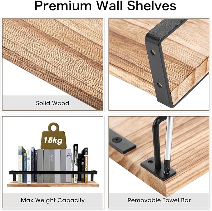 Uten Floating Shelves, Wall Shelf Outdoor, Shelving Unit - Image 4