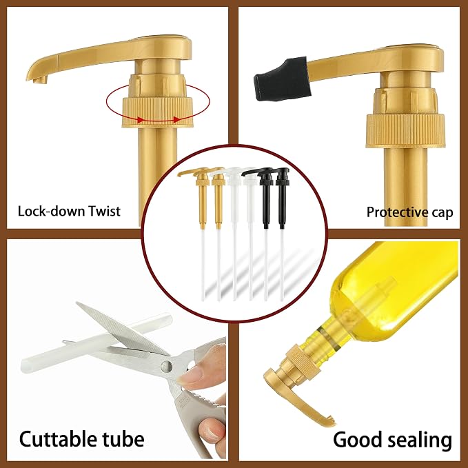 6 Pcs Syrup Pump Dispenser - Image 3