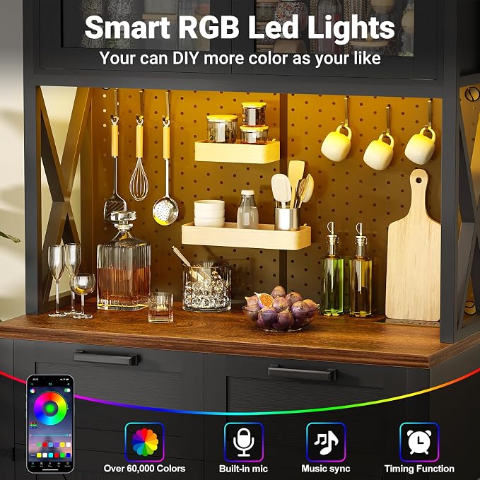 Unikito 71" Pantry Cabinet - Image 6
