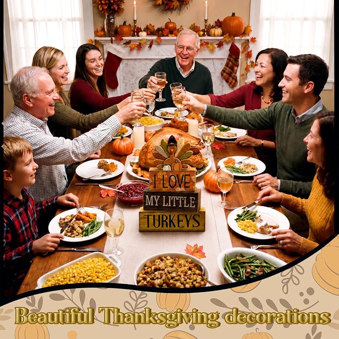 Lineshading 4 Pcs Fall Table Decorations - Image 5