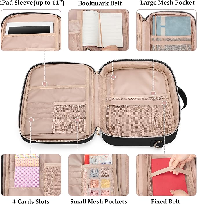 Teamoy Journal Supplies Storage Case, Journal Supplies Holder - Image 2