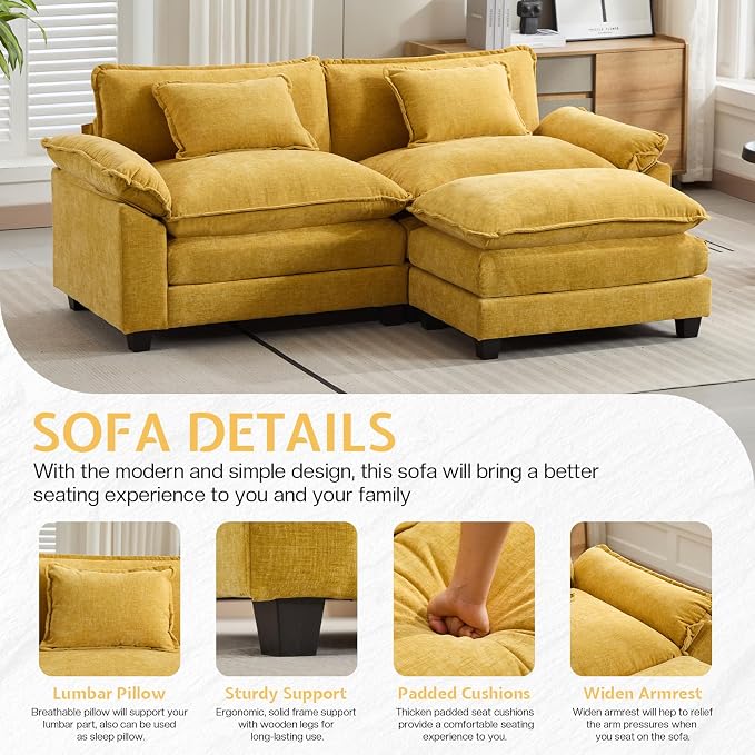 Modular Sectional Sofa, Cloud Couch - Image 5