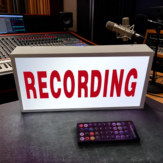 RECORDING Studio LED Light, Illuminated Sign, Many Lighting Modes Wireless Using - Image 7