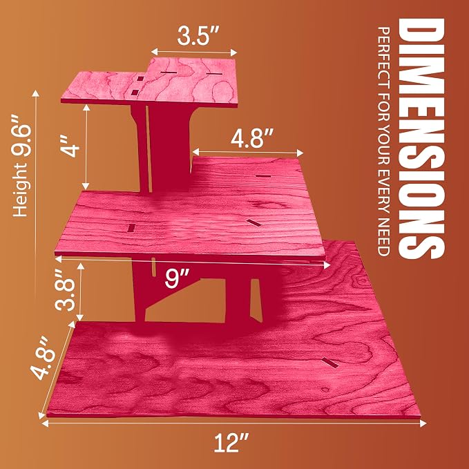 3-Tier Corner Retail Table Display Stand - Image 4
