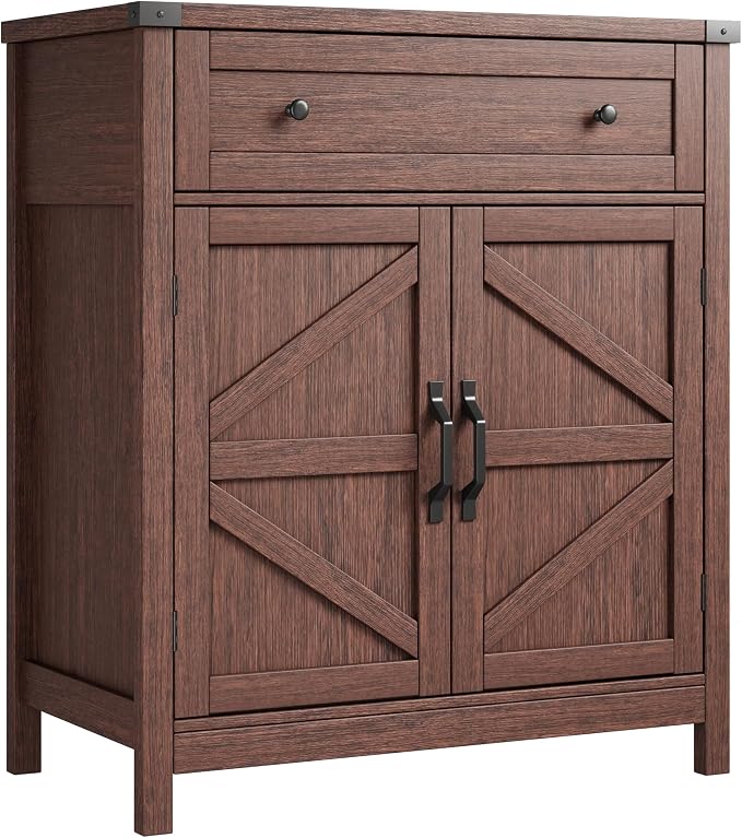 ChooChoo Kitchen Storage Cabinet, Coffee Bar Cabinet, Farmhouse Buffet Sideboard - Image 8