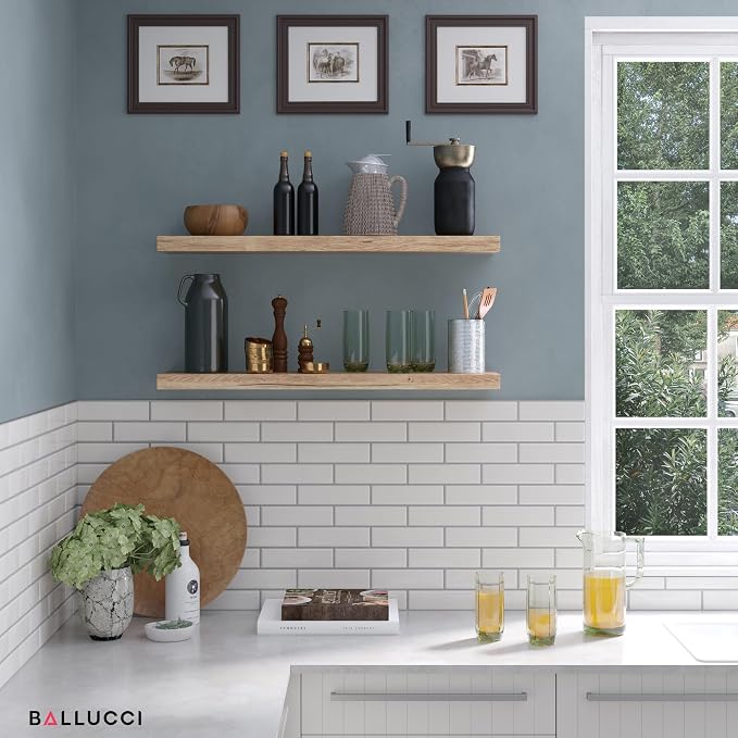 Ballucci Floating Shelves for Wall, - Image 6