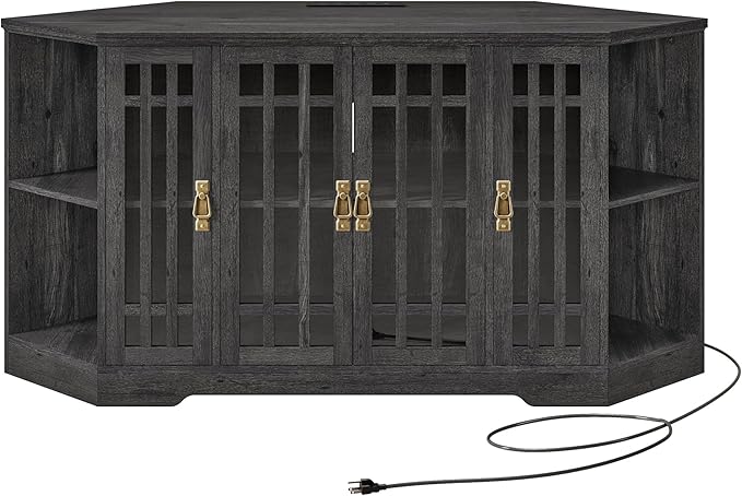 IRONCK Corner TV Stand for TVs up to 60 Inch by IRONCK