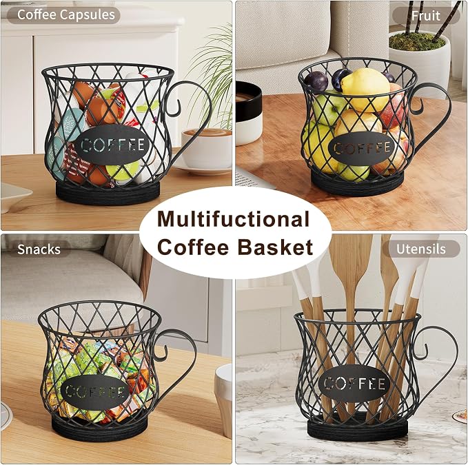 YINMIT K Cup Holder Organizer, Sturdy Coffee Pod Holder Organizer, 35 Kcup - Image 7