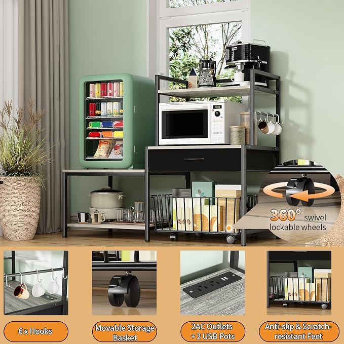 kepptory Mini Fridge Stand - Image 4