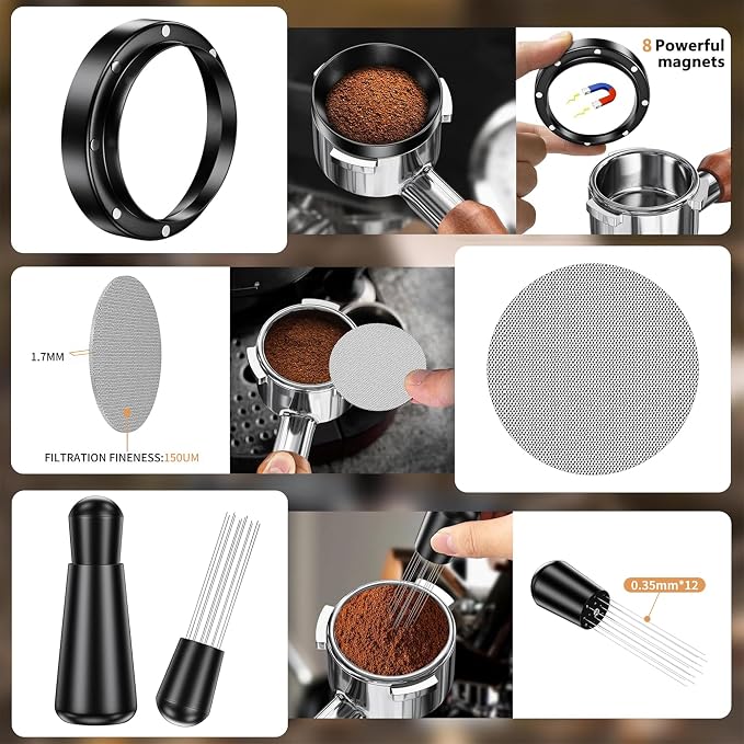 7-Piece 51mm Espresso Accessories Kit, Espresso Machine Tools - Image 3
