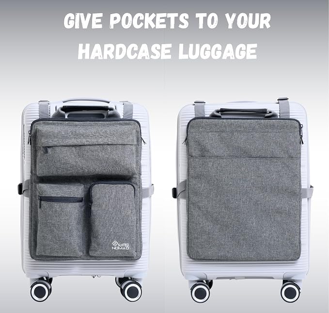 SUITEDNOMAD Luggage Harness for Carry On Bag, Over Suitcase Organizer - Image 2