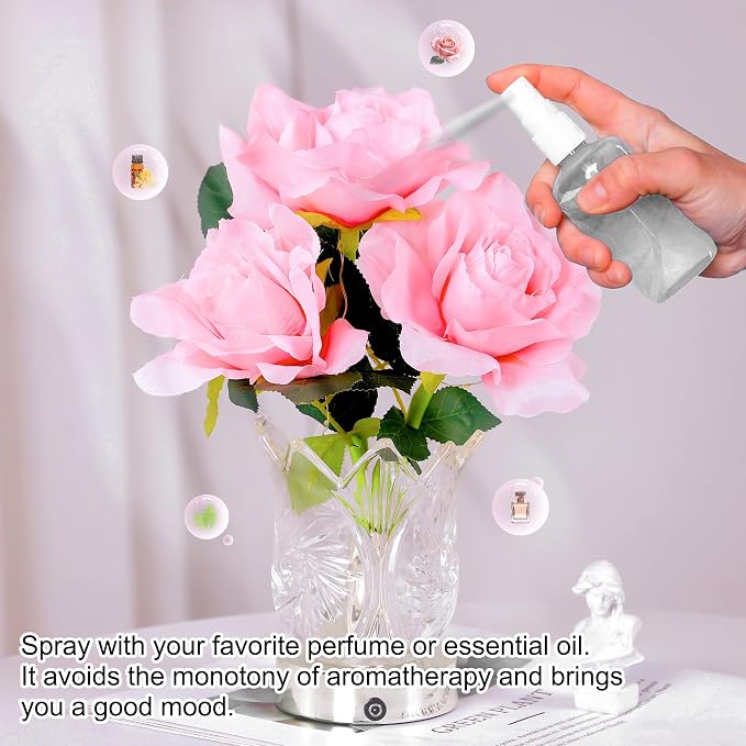 Artificial Pink Rose LED Lamp Night Light, Flower Lamp Gifts - Image 3