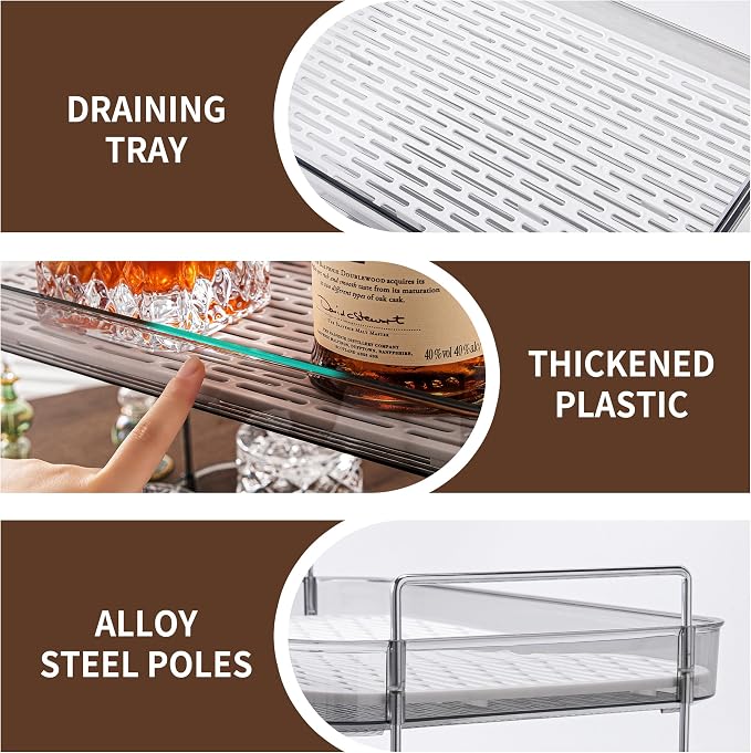 Coffee Bar Accessories, Station Organizers, Large Capacity Storage - Image 4