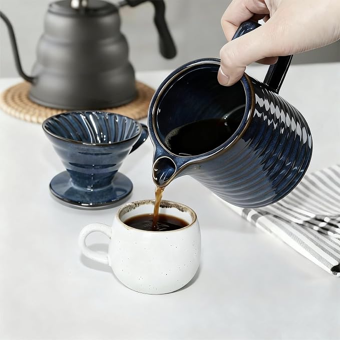 Vintage Ceramic Pour Over Coffee Maker - Image 2