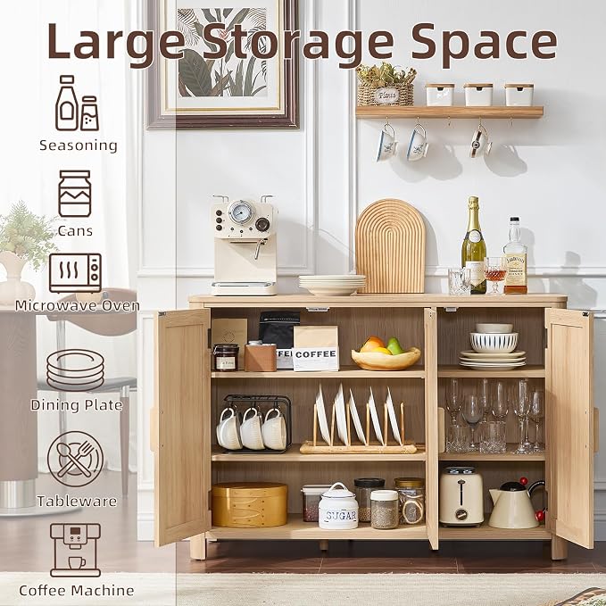 Joaxswe Sideboard Buffet Cabinet - Image 4