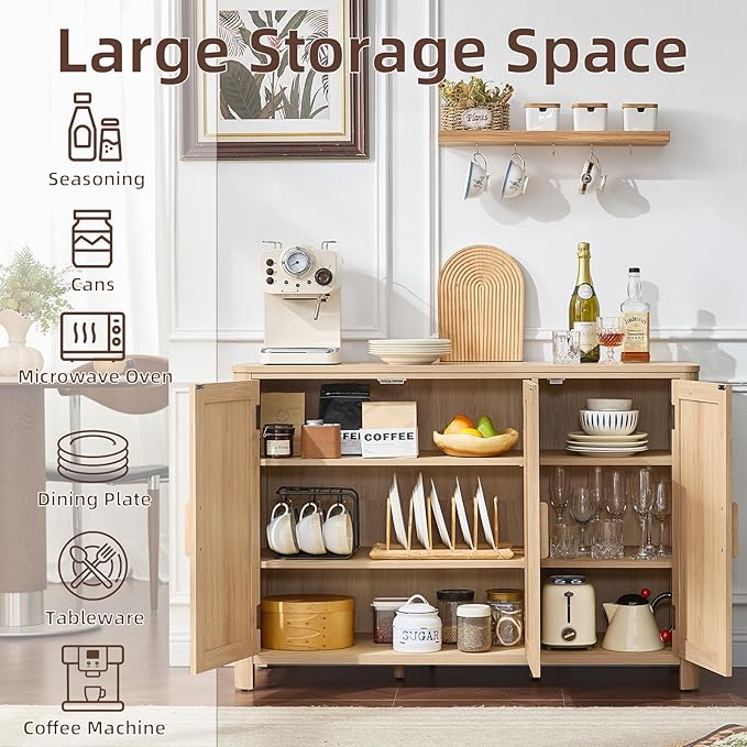 Joaxswe Sideboard Buffet Cabinet - Image 3