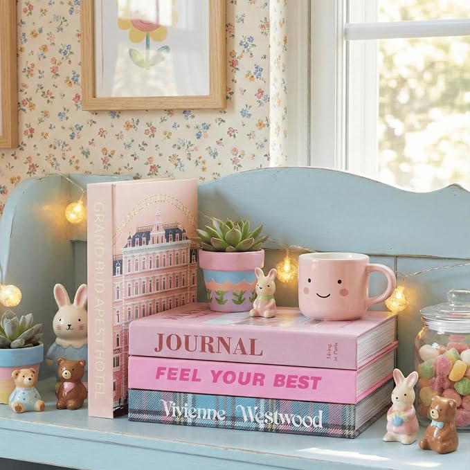 PROBENEX 4 Pcs Decorative Books | Faux Velvet Coffee Table & Shelf Decor | Rich - Image 6