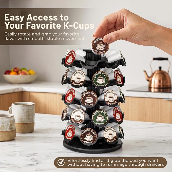 EVERIE Coffee Pod Carousel Organizer - Image 5