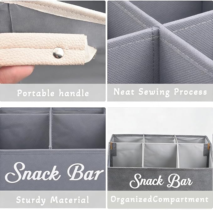 Snack Organizer for Countertop, Snack Basket - Image 7
