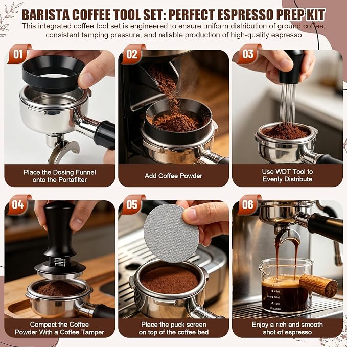 Espresso Accessories Kit, 53mm Coffee Tamper - Image 3