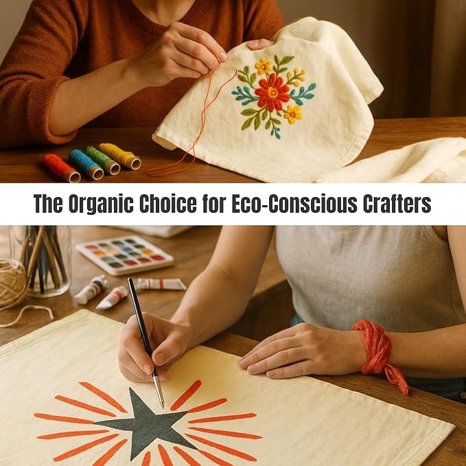 GOTS Certified 100% Organic Cotton Flour Sack | Tea Towel - Image 6
