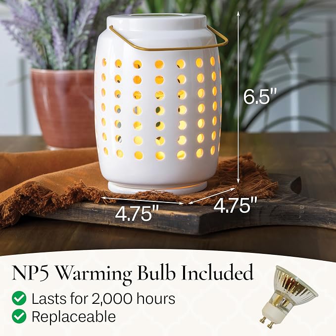 Candle Warmers Etc. Chelsea Lantern Canopy Illumination Warmer – Use - Image 7