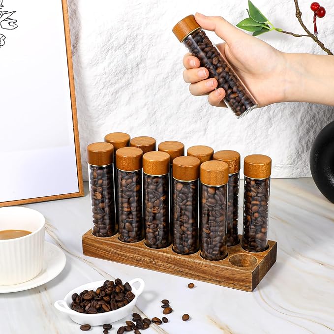 12 Pack Single Dose Coffee Bean Storage Tubes - Image 4