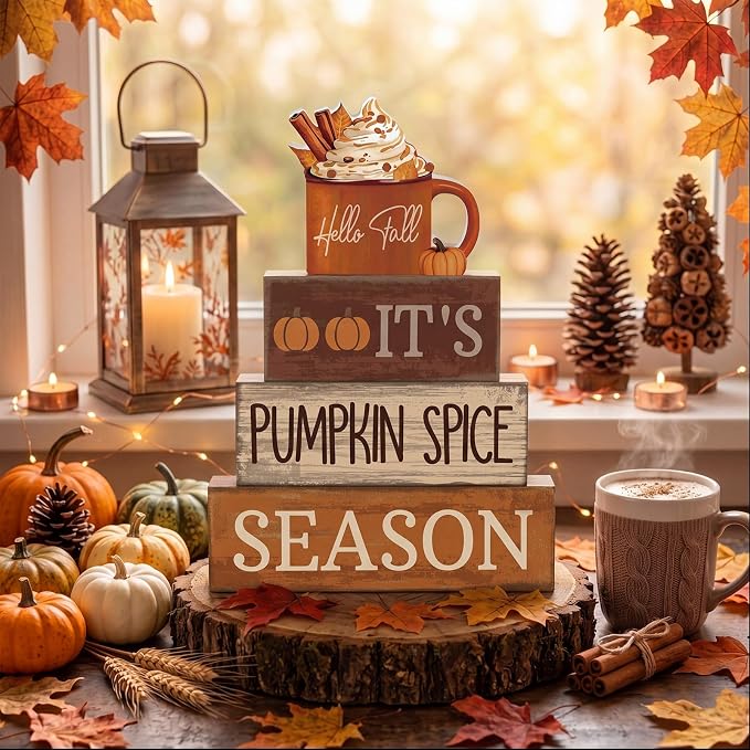 Lineshading 4 Pcs Fall Decorations - Image 5