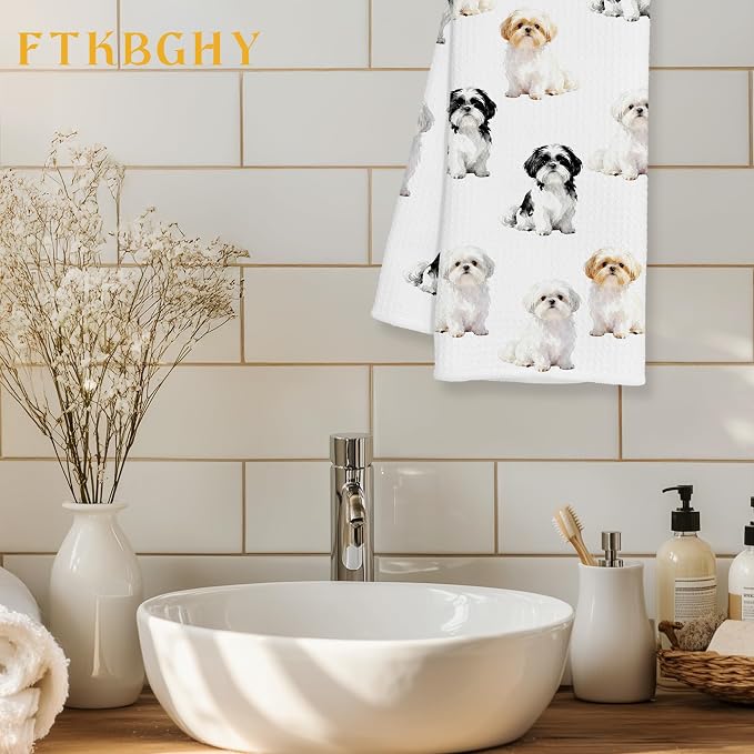 Shih Tzu Kitchen Towels, Dog Lover Gifts - Image 2