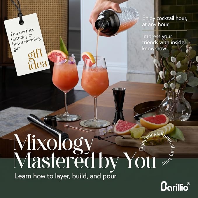 Barillio 14 oz Glass Cocktail Shaker - Image 4