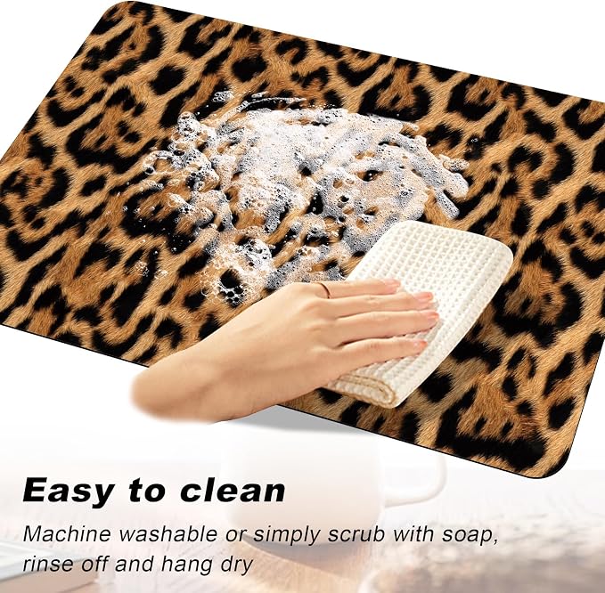 Coffee Mat, Coffee Bar Accessories Fit Under Coffee Maker Espresso Machine - Image 5