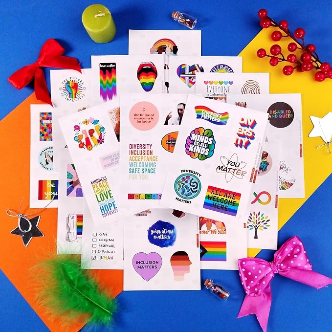 100Pcs Diversity & Inclusion Stickers - Image 9