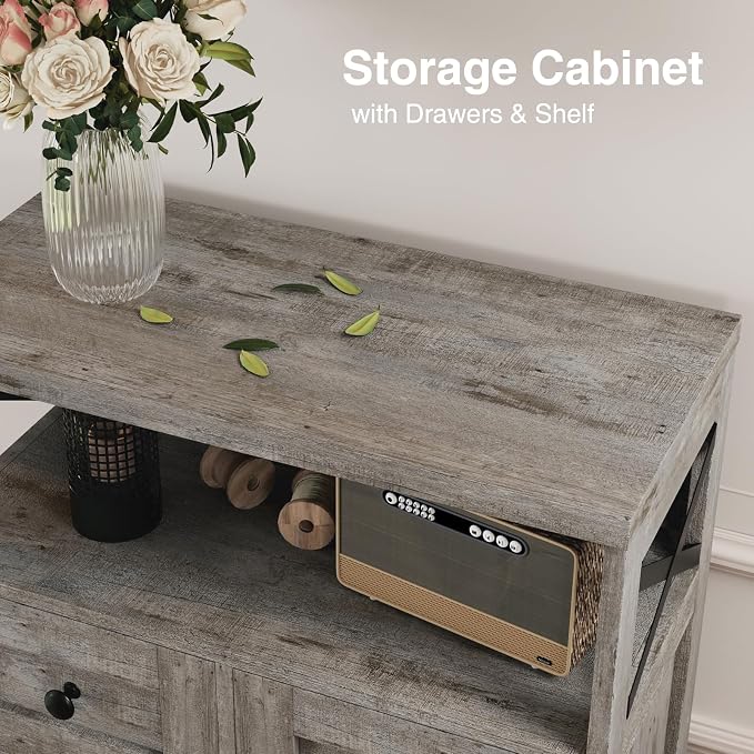 Befrases Farmhouse Storage Cabinet - Image 7