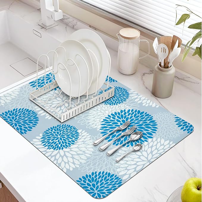 Dish Drying Mat, Dish Mat Drying Kitchen Mat - Image 8