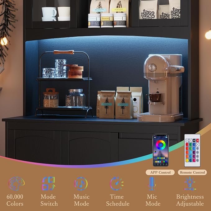 Garvee Kitchen Pantry Cabinet - Image 5