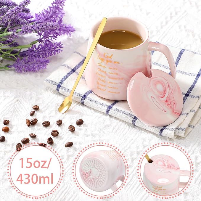 Nitial Bible Verse Coffee Mug Warmer Set - Image 2
