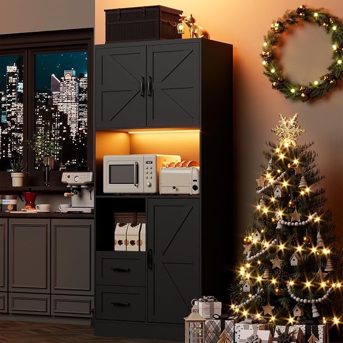 Kitchen Pantry Storage Cabinet - Image 6