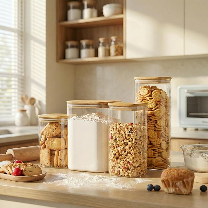 HomArtist Square Glass Jars - Image 6