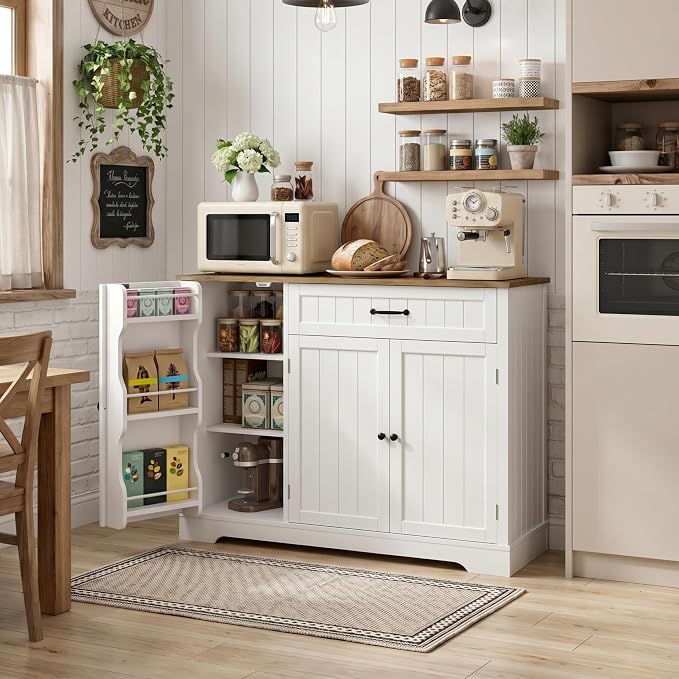 Gizoon Kitchen Coffee Bar Cabinet - Image 4